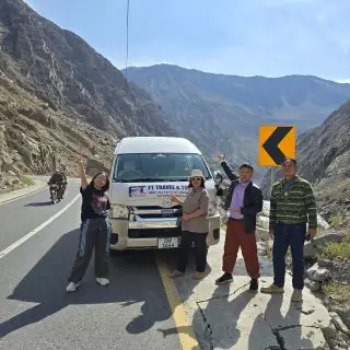 A moment from an FT Travel group journey in Pakistan